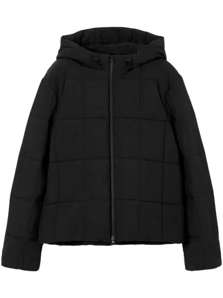 Geacă Burberry cu glugă negru