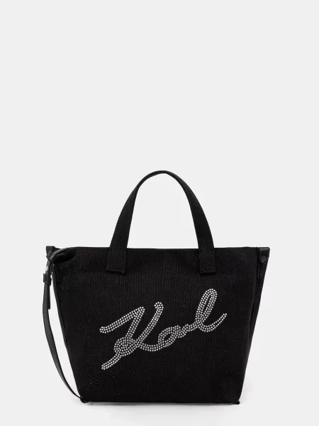 Kabelka Karl Lagerfeld K/SIGNATURE černá