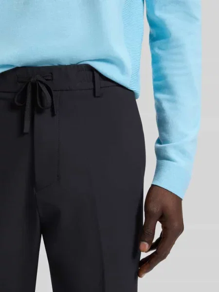 Hugo Spodnie Mężczyzna S Spodnie Slim-fit Boss Green niebieski