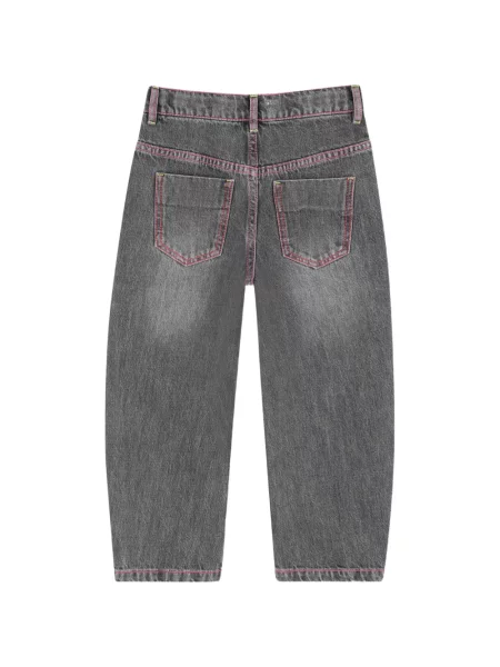 Jeansy dziecięce Billieblush szare