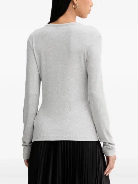 Lung tricou Munthe tricotate gri