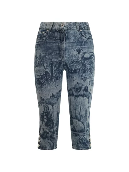 Blugi Moschino cu imagine albastru