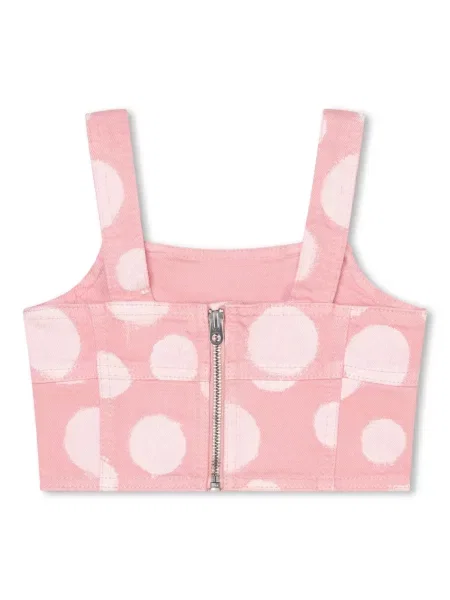 Top dziecięcy Marc Jacobs różowy