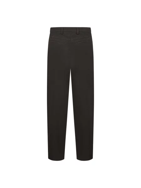Spodnie Dries Van Noten brązowe