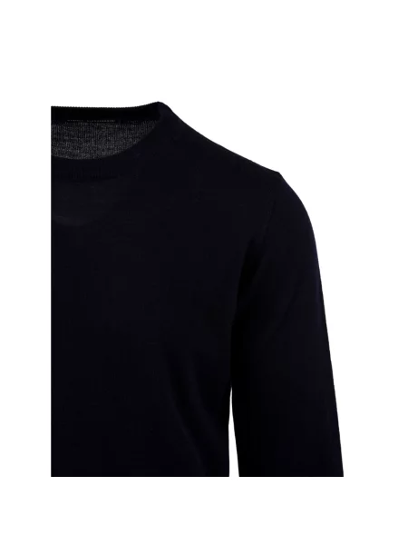 Dzianinowy sweter Daniele Alessandrini niebieski