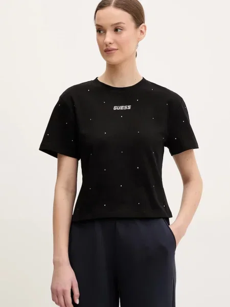 Тениска Guess PRIMULA черно