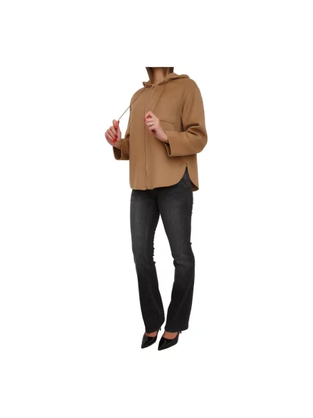 Bluza Max Mara wełniana brązowa