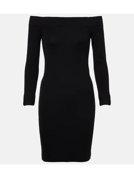 Svilena obleka Tom Ford črna