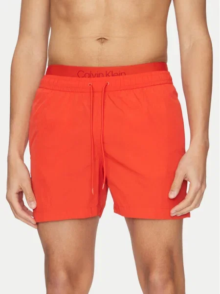 Calvin Klein Swimwear Plavecké šortky červená