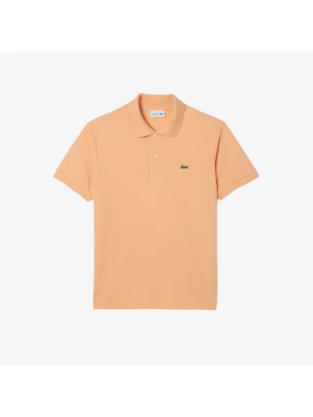 Lacoste Koszulka Polo Oryginał Petit Piqué pomarańczowa