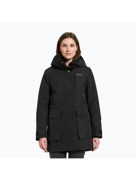 Geacă pentru femei Didriksons Harriet Parka black negru