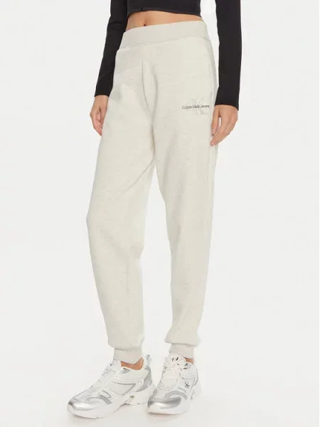 Spodnji del trenirke Calvin Klein Jeans siva