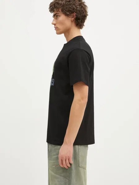 Butter Goods t-shirt Bomb Tee z nadrukiem czarny
