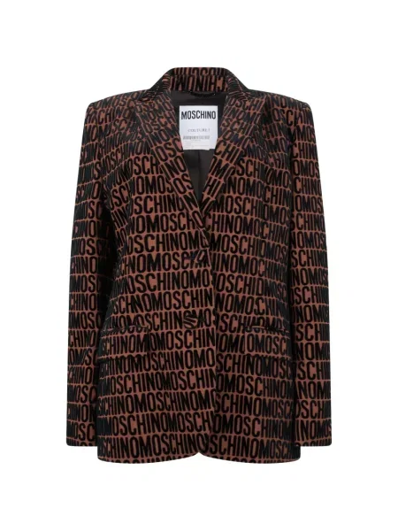 Sacou Moschino cu autograf maro