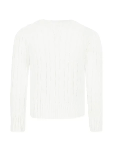 Sweter dziecięcy Polo Ralph Lauren biały