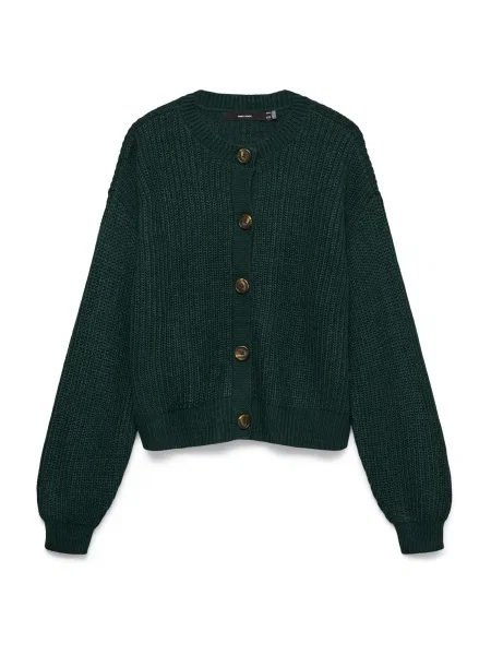 VERO MODA Geacă tricotată VMLea pin verde