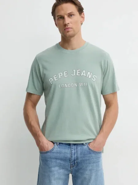 Pepe Jeans majica ALDRIDGE zelena