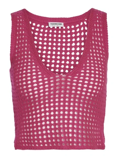 Noisy may Top brodat Hope fucsia