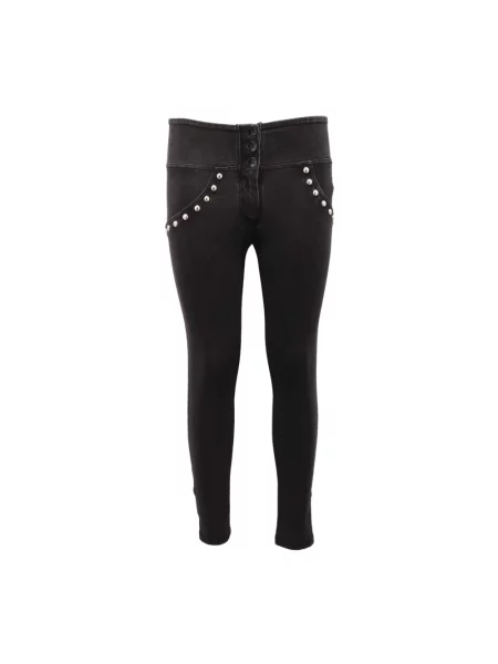 Skinny jeansy skinny Freddy czarne