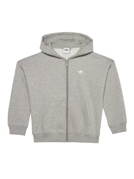 ADIDAS ORIGINALS Hanorac OVERSIZED FULL ZIP HOODIE amestecat gri