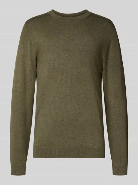 Sweter z dzianiny z prążkowanymi wykończeniami Mcneal