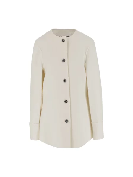 Kurtka koszulowa Jil Sander biała