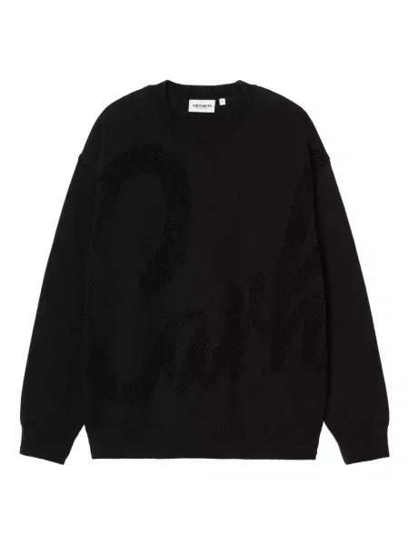 Pulover Carhartt Wip cu perle negru