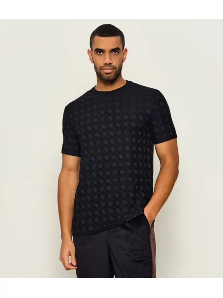 GUESS ACTIVE Tricou Theo negru