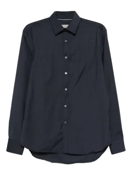 Cămașă Canali de lână albastru