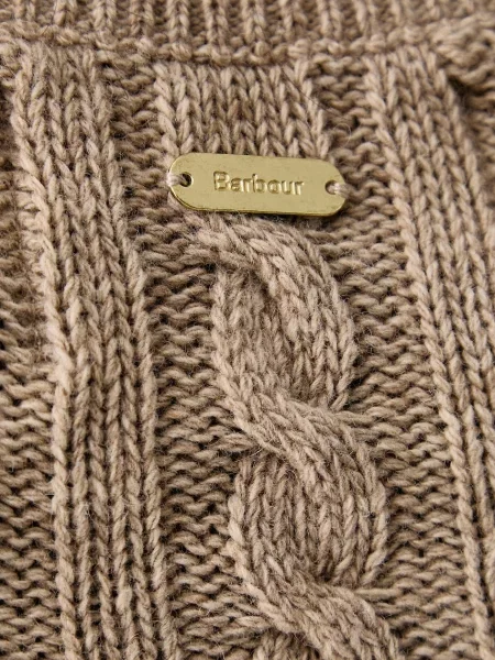 Barbour női pulóver gyapjúval Ashdown bézs