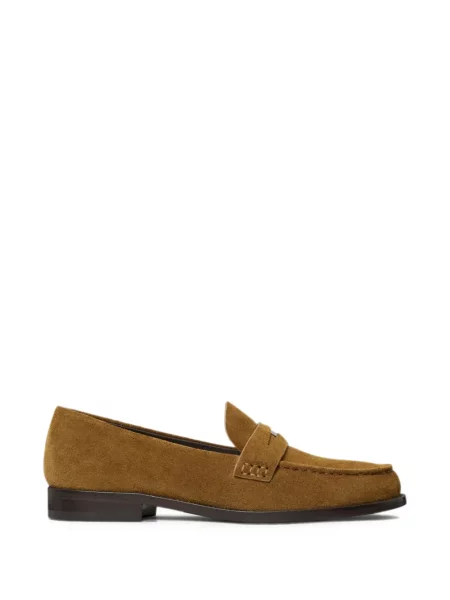 Pantofi loafer Tory Burch clasici maro