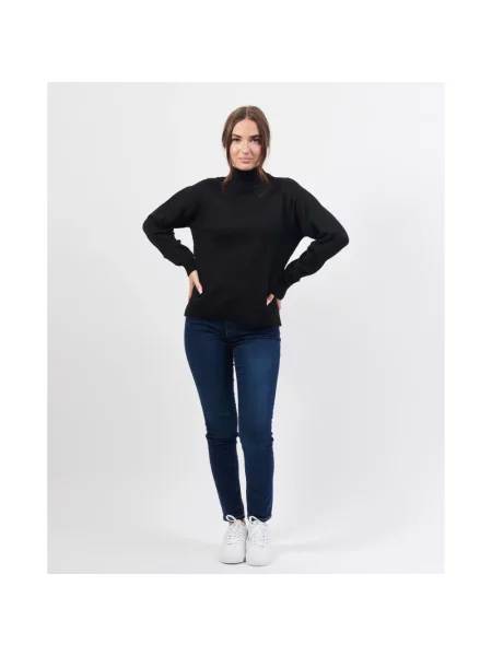 Sweter Armani Exchange z kaszmiru z logo czarny