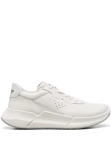Sneakerși Ecco din piele alb