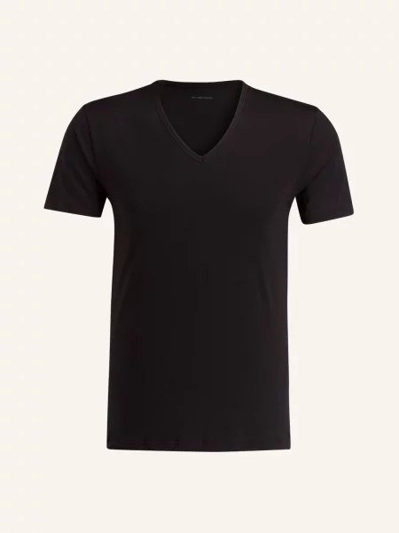Mey Tričko S Výstřihem Do V Série Dry Cotton černá