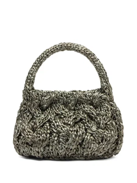 Pletená malá kabelka Jw Anderson šedá