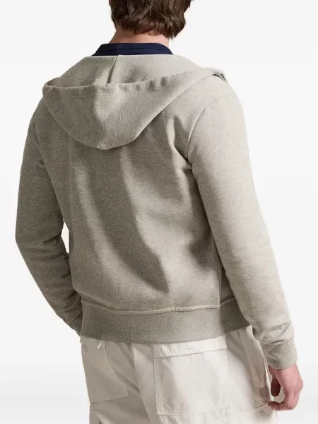 Gulerat tricou polo Polo Ralph Lauren cu decolteu în V fără mâneci maro