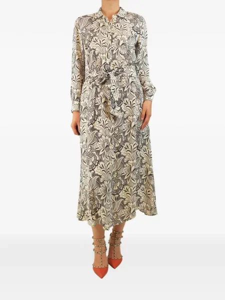 Květinové midi šaty Weekend Max Mara s potiskem