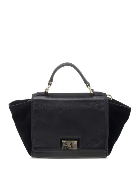 Geantă Kate Spade din piele de căprioară negru