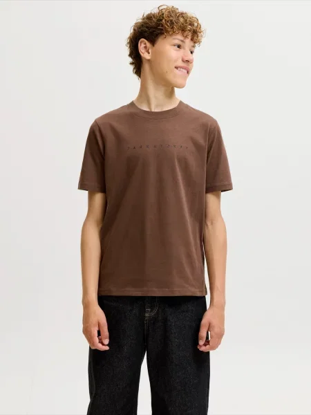 Jack & Jones Junior Majica JJEStar' smeđa