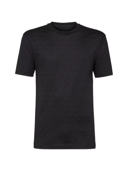 Tricou Billionaire cu imagine cu decolteu rotund negru
