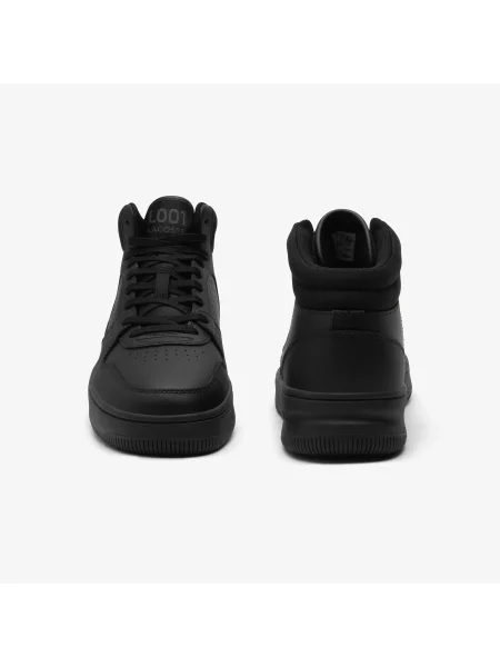 Lacoste Sneakersy Skórzane Set Mid czarny