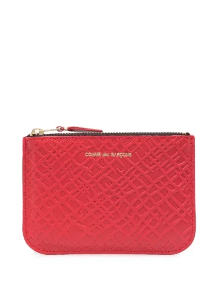 Portfel Comme Des Garçons Wallet skórzany czerwony