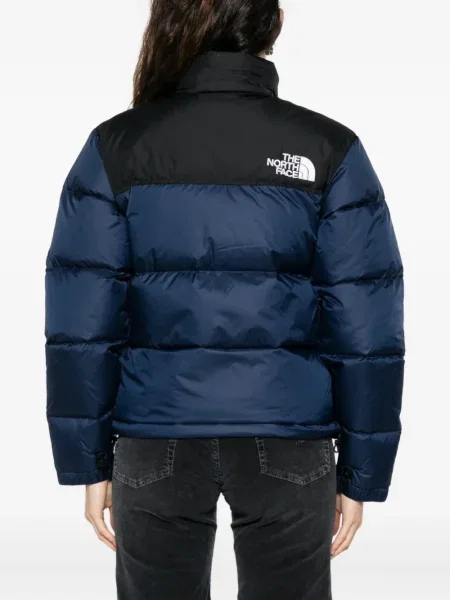 Geacă cu puf The North Face albastru