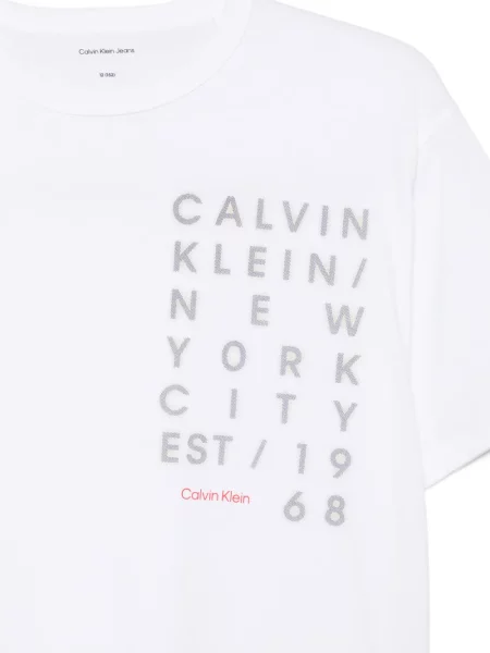 Koszulka dziecięca Calvin Klein biała
