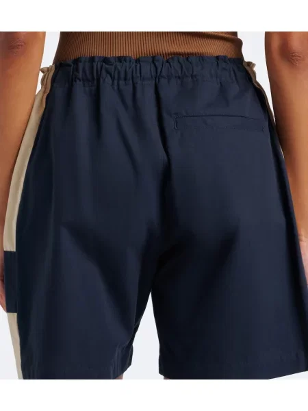 Pantaloni scurți Saint Laurent cu autograf albastru