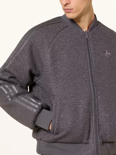 Adidas Originals Oboustranná Bunda tmavě šedá