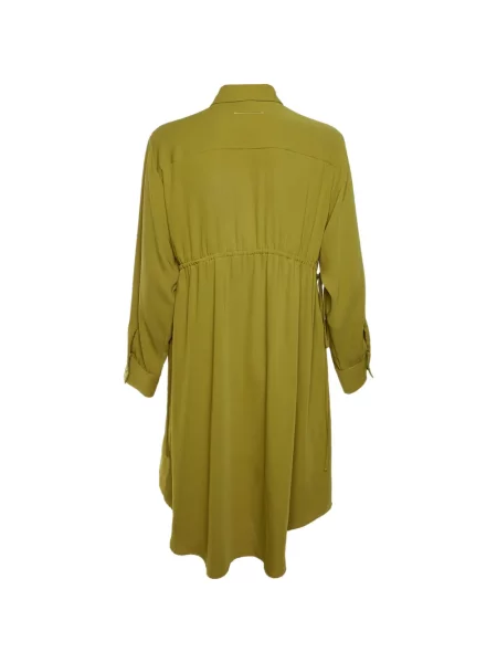 Lung rochie tip cămașă Mm6 Maison Margiela verde