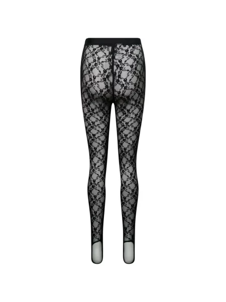 Dresuri Pushbutton cu model floral din dantelă negru