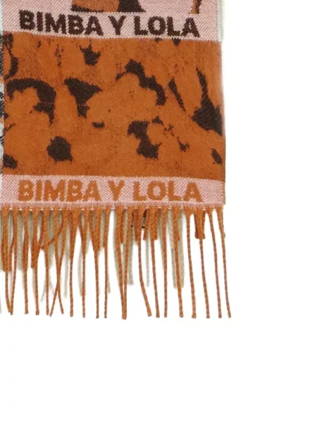Ριγέ κασκόλ Bimba Y Lola με σχέδιο πορτοκαλί