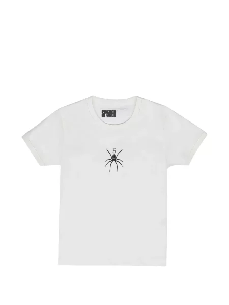 Tricou Sp5der cu imagine alb